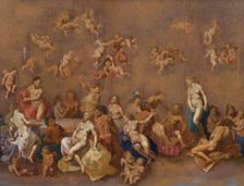 The Feast of the Gods, 1600s. Creator: Poelenburgh, Cornelis, van (1594/95-1667)
