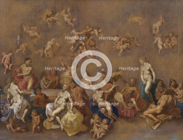 The Feast of the Gods, 1600s. Creator: Poelenburgh, Cornelis, van (1594/95-1667).