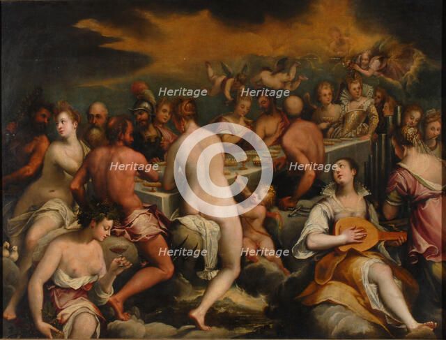 The Feast of the Gods. Artist: Rottenhammer, Johann (Hans), the Elder (1564-1625)