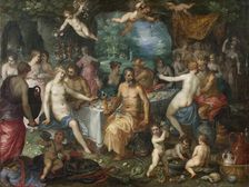 The Feast of the Gods. The Wedding of Peleus and Thetis, 1589-1632. Creators: Johannes Rottenhammer the elder, Jan Brueghel the Elder, Hendrick van Balen