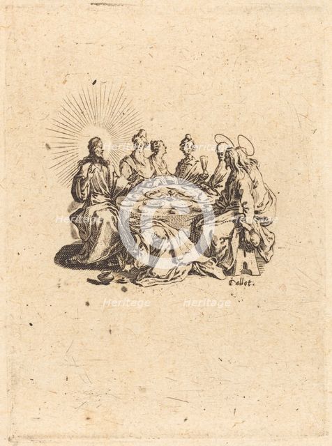 The Feast of the Pharisees, 1618. Creator: Jacques Callot.