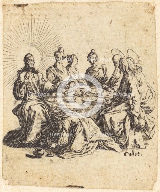 The Feast of the Pharisees, 1618. Creator: Jacques Callot.