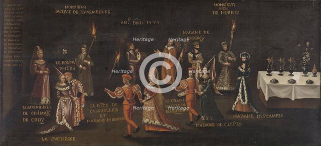 The Feast of the Pheasant (Le voeu du faisan), Mid of 16th century. Artist: Anonymous  