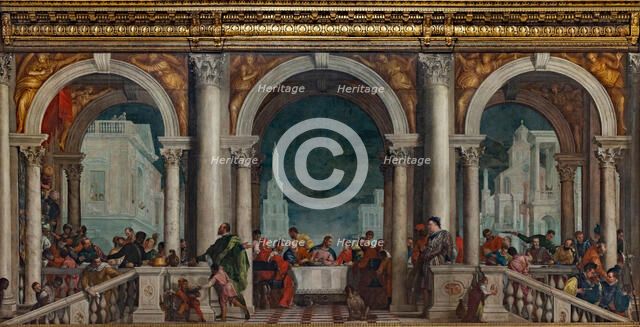 The Feast in the House of Levi, 1573. Creator: Veronese, Paolo (1528-1588).