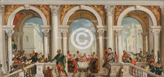 'The feast in the house of Levi, 1820-1885. Creator: Penry Williams.