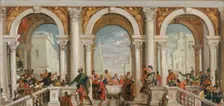 The feast in the house of Levi, 1820-1885. Creator: Penry Williams
