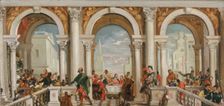 The feast in the house of Levi, 1820-1885. Creator: Penry Williams
