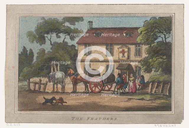 The Feathers, 1787., 1787. Creator: Thomas Rowlandson.