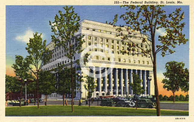 The Federal Building, St Louis, Missouri, USA, 1940. Artist: Unknown