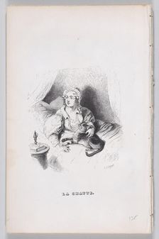 The Female Cat from The Complete Works of Béranger, 1836. Creator: John Thompson