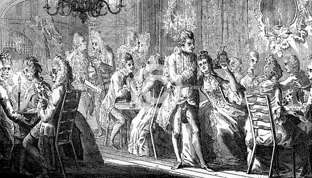 'The Female Coterie', 18th century.Artist: T Bonner