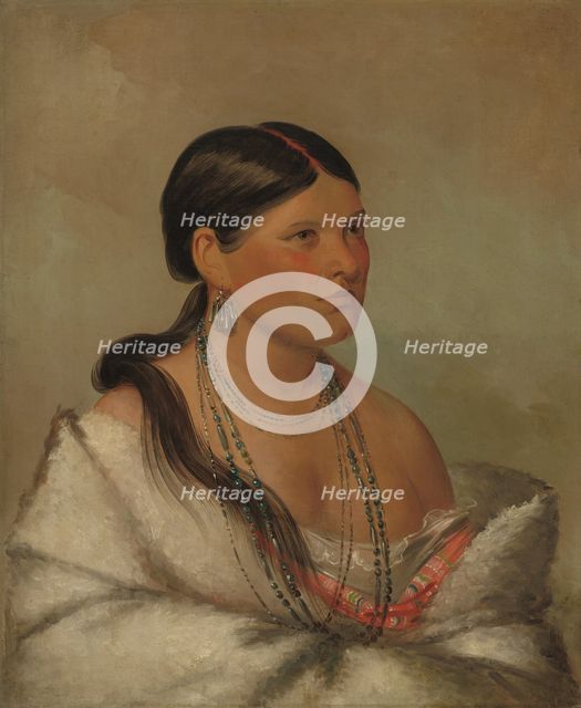 The Female Eagle - Shawano, 1830. Creator: George Catlin.