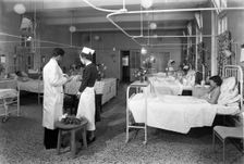 The female medical ward at the Montague Hospital, Mexborough, South Yorkshire, 1959. Creator: Michael Walters