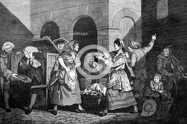 'The Female Orators', 1768.Artist: Rennoldson