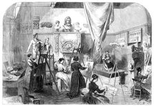 The Female School of Art, Queen-Square: the Life Class, 1868. Creator: Unknown