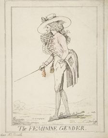 The Feminine Gender, February 2, 1787. Creator: Henry Kingsbury