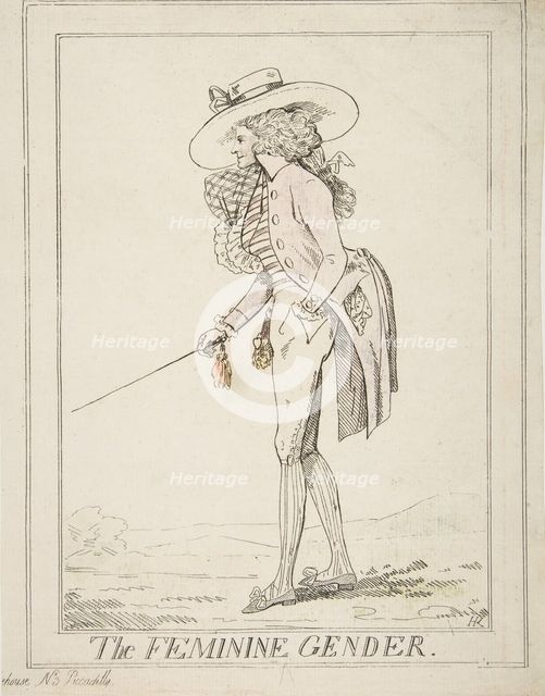 The Feminine Gender, February 2, 1787. Creator: Henry Kingsbury.