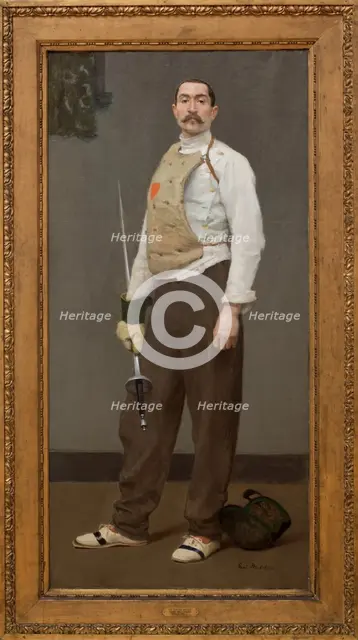 The Fencing Master, c1895. Creator: Gari Melchers.