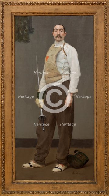 The Fencing Master, c1895. Creator: Gari Melchers.