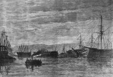 The Fenian Alarm: the night guard in Plymouth Harbour, 1868. Creator: Unknown