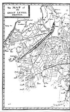 The Fens Drained 1662, (1903). Artist: William Dugdale