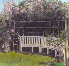 "The Fens," Lorenzo Easton Woodhouse house, Huntting Lane, East Hampton, New York, 1914. Creator: Frances Benjamin Johnston