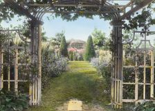 "The Fens," Lorenzo Easton Woodhouse house, Huntting Lane, East Hampton, New York, 1914. Creator: Frances Benjamin Johnston