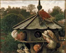The Festival of St Swithin (The Dovecot), 1865-1866. Artist: William Holman Hunt