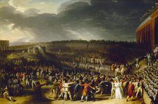 The Festival of the Federation at Champ de Mars on 14 July 1790, 1792. Creator: Thévenin, Charles (1764-1838)