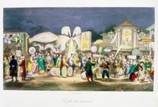 The Festival of the Lanterns, China, 1824-1827. Creator: Unknown