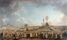 The Festival of the Supreme Being at the Field of Mars, 8 June 1794, 1794. Creator: Demachy, Pierre-Antoine (1723-1807)