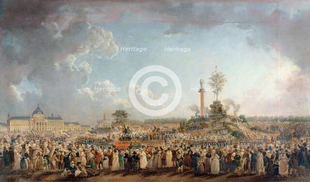 The Festival of the Supreme Being at the Field of Mars, 8 June 1794, 1794. Creator: Demachy, Pierre-Antoine (1723-1807).
