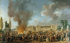 The Festival of Unity and Indivisibility on August 10, 1793, 1793. Creator: Demachy, Pierre-Antoine (1723-1807)