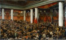 The festive opening of the Second Congress of the Communist International (Comintern), 1920-1924