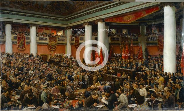 The festive opening of the Second Congress of the Communist International (Comintern), 1920-1924.