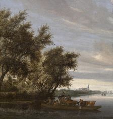 The Ferry, 1657. Creator: Salomon Ruysdael