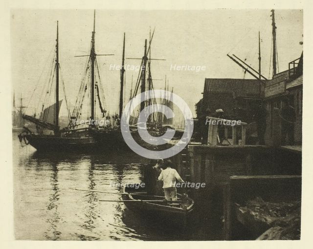 The Ferry, 1887. Creator: Peter Henry Emerson.