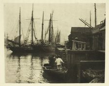 The Ferry, 1887. Creator: Peter Henry Emerson