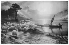 The Ferry on the Loch c1890, (1911). Artist: Joseph Farquharson