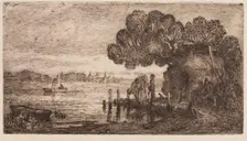 The Ferry at Christchurch, Hampshire, c1863-1891. Creator: Alexander Davidson Longmuir