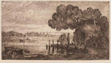 The Ferry at Christchurch, Hampshire, c1863-1891. Creator: Alexander Davidson Longmuir