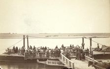 The Ferry at Semapolatinsk [ie, Seme i], between 1885 and 1886. Creator: Unknown