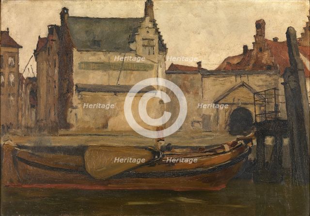 The Ferry House, c1880-1908. Creator: Pieter Verhaert.