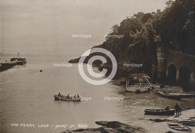 'The Ferry Looe', 1927. Artist: Judges Ltd.