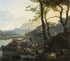 The Ferryboat, c1657. Creator: Adam Pynacker