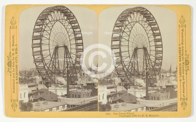 The Ferris Wheel, 1893. Creator: Henry Hamilton Bennett.