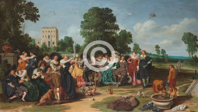 The Fête Champêtre, 1627. Artist: Hals, Dirck (1591-1656)