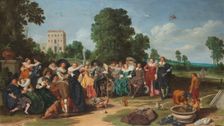 The Fête Champêtre, 1627. Artist: Hals, Dirck (1591-1656)