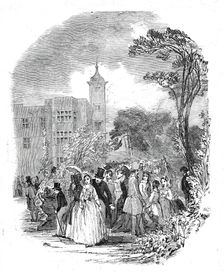 The Fete Champetre at Charlton House, sketched by G. Harrison, 1845. Creator: Unknown