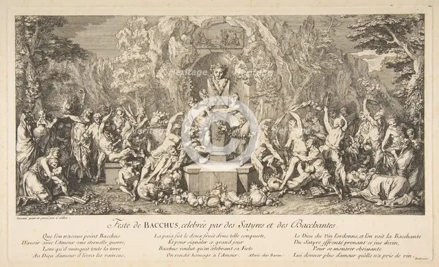 The Fête of Bacchus.n.d. Creator: Claude Gillot.